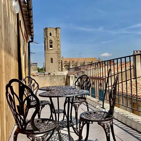 Appartement Rooftop Privé - Clim - Place Carnot - Wifi Carcassonne
