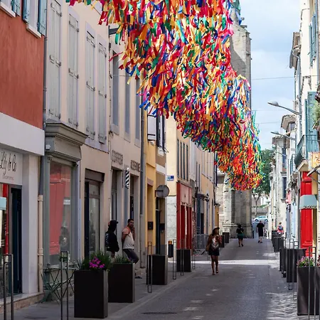 Apartmán Rooftop privé - Clim - Place Carnot - Wifi Carcassonne